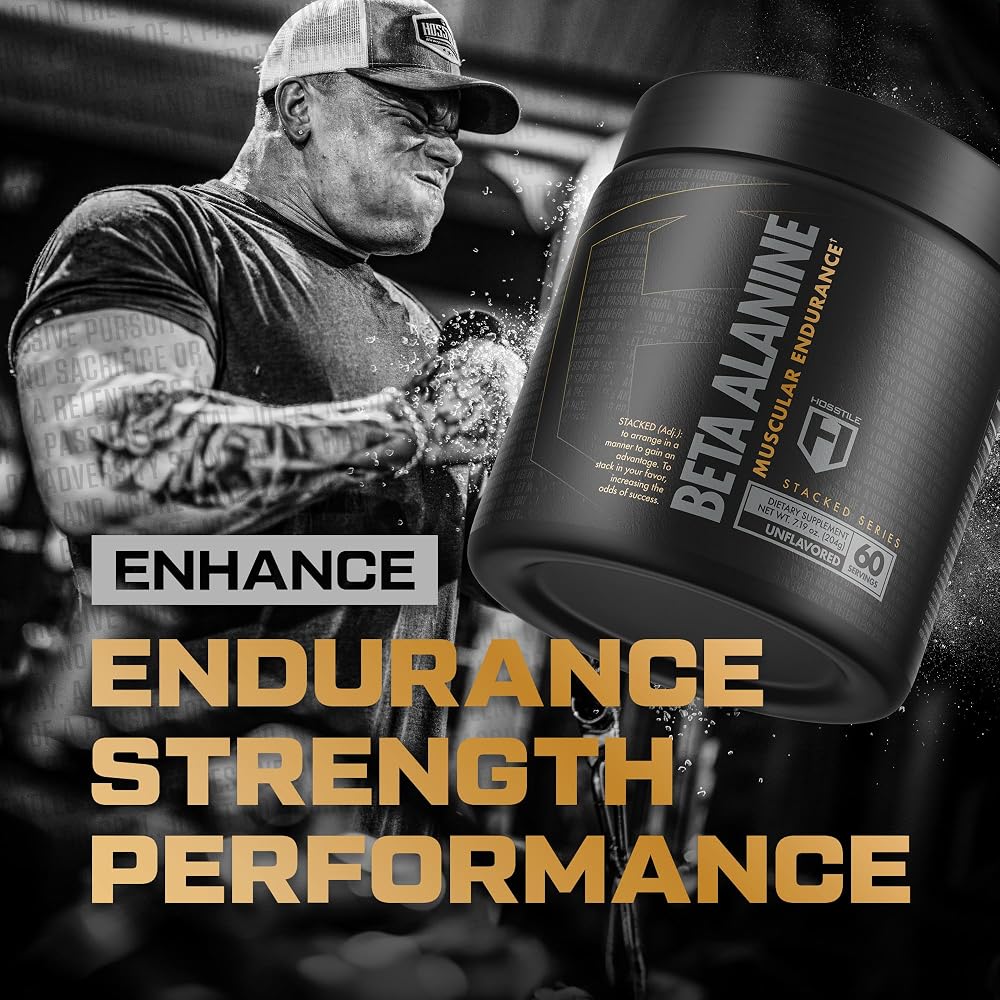 HOSSTILE Beta-Alanine Powder Pre-Workout - 60 Servings - image 2