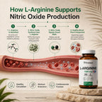 PRISTINE'S L-Arginine 1000mg Capsules for Blood Flow Support - 180 Capsules - image 4