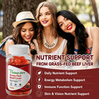 Velna zivs Grass Fed Beef Liver Gummies for Energy & Immunity - 60 Count - image 3