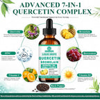 WellVeraVida Quercetin with Bromelain Liquid Drops