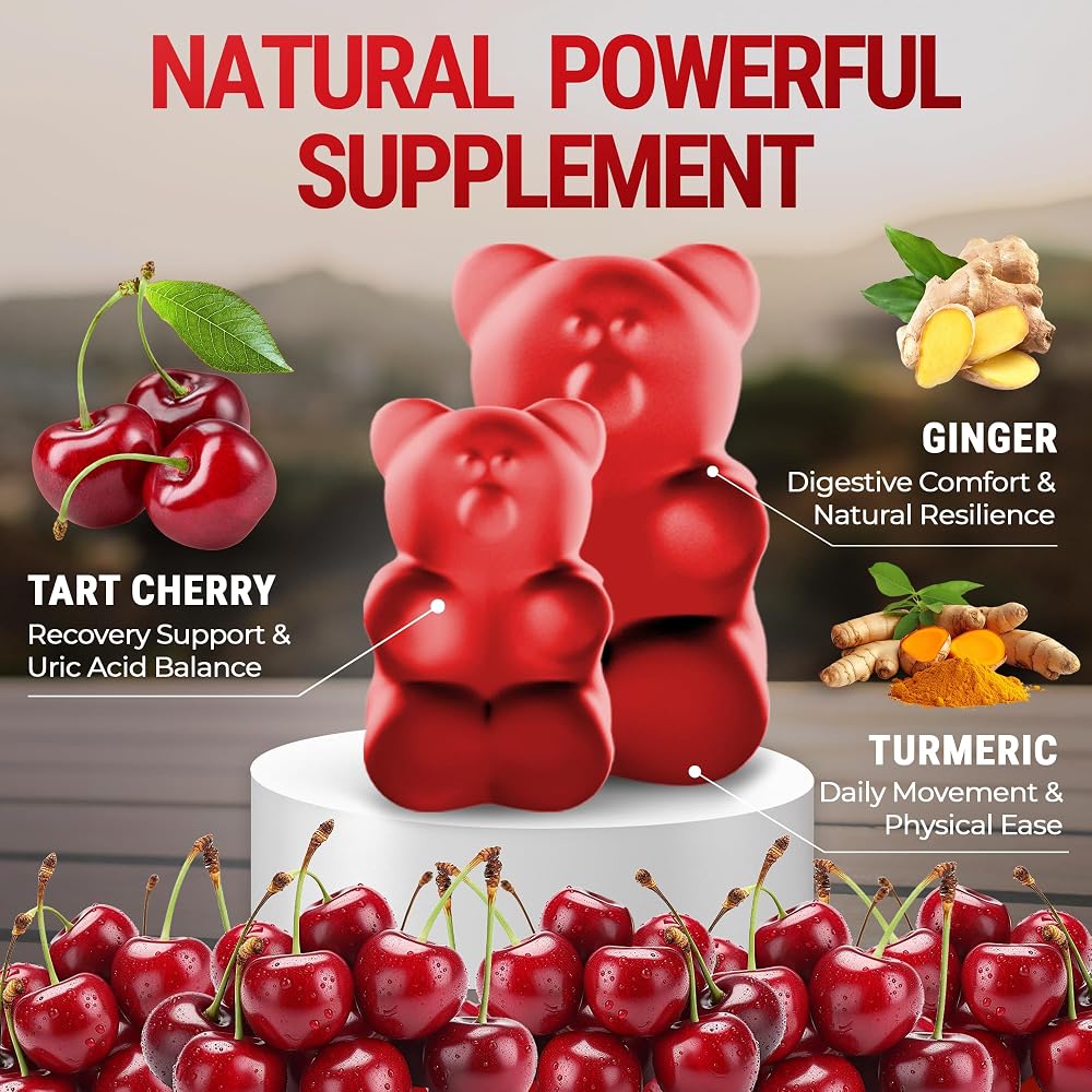 KEY ELEMENTS Tart Cherry Gummies with Turmeric & Ginger - 60 Count - image 4