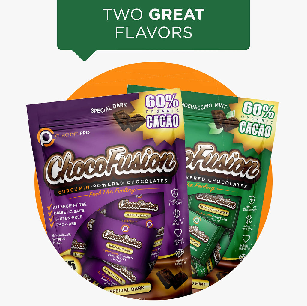 CurcuminPro ChocoFusion Moccachino Mint Curcumin Chocolate - 30 Count - image 4