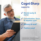 Patient One Cogni-Sharp Nootropic Brain Support - 60 Capsules - image 4
