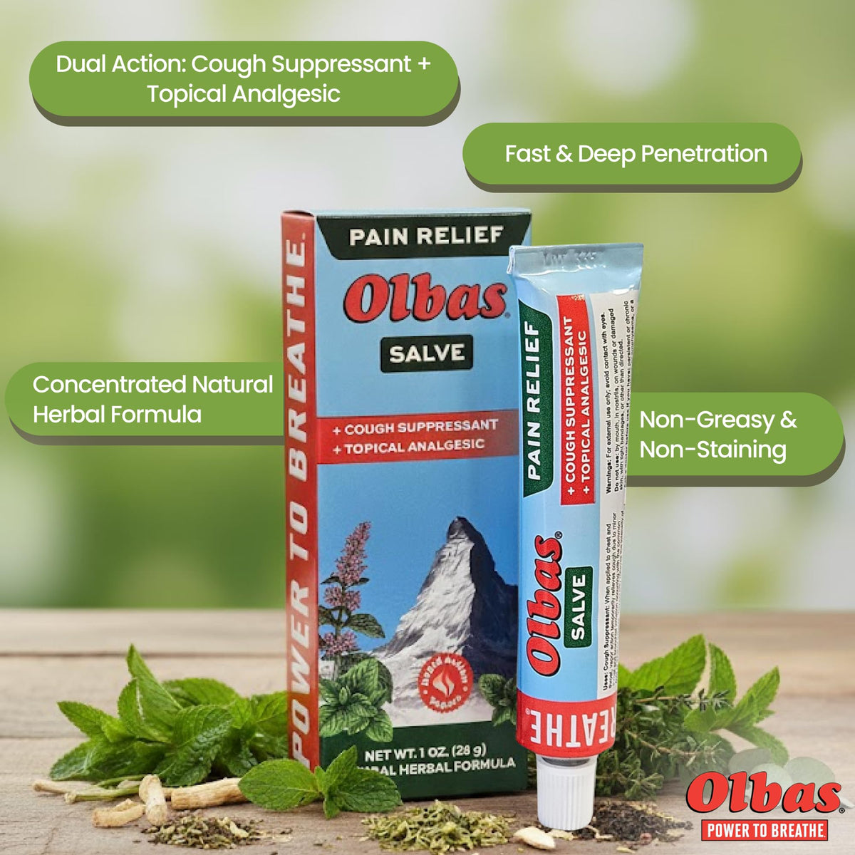 Olbas Analgesic Salve 1 oz, Fast Acting Arthritis Pain Reliever - image 3