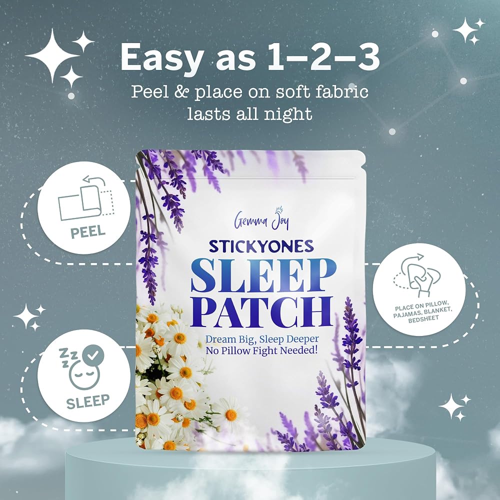 Gemma Joy StickyOnes Sleep Patches for Adults, Melatonin-Free - 30 Count - image 5