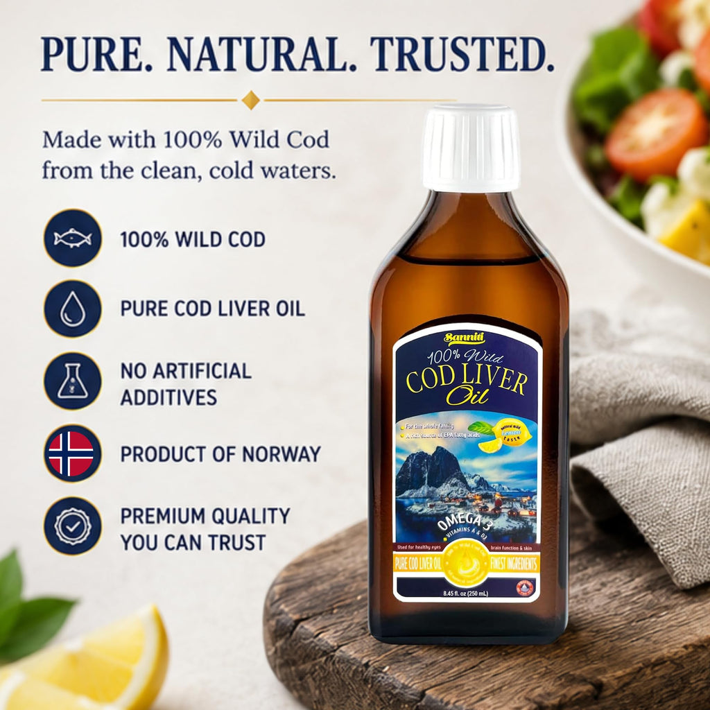 Sanniti 100% Natural Cod Liver Oil
