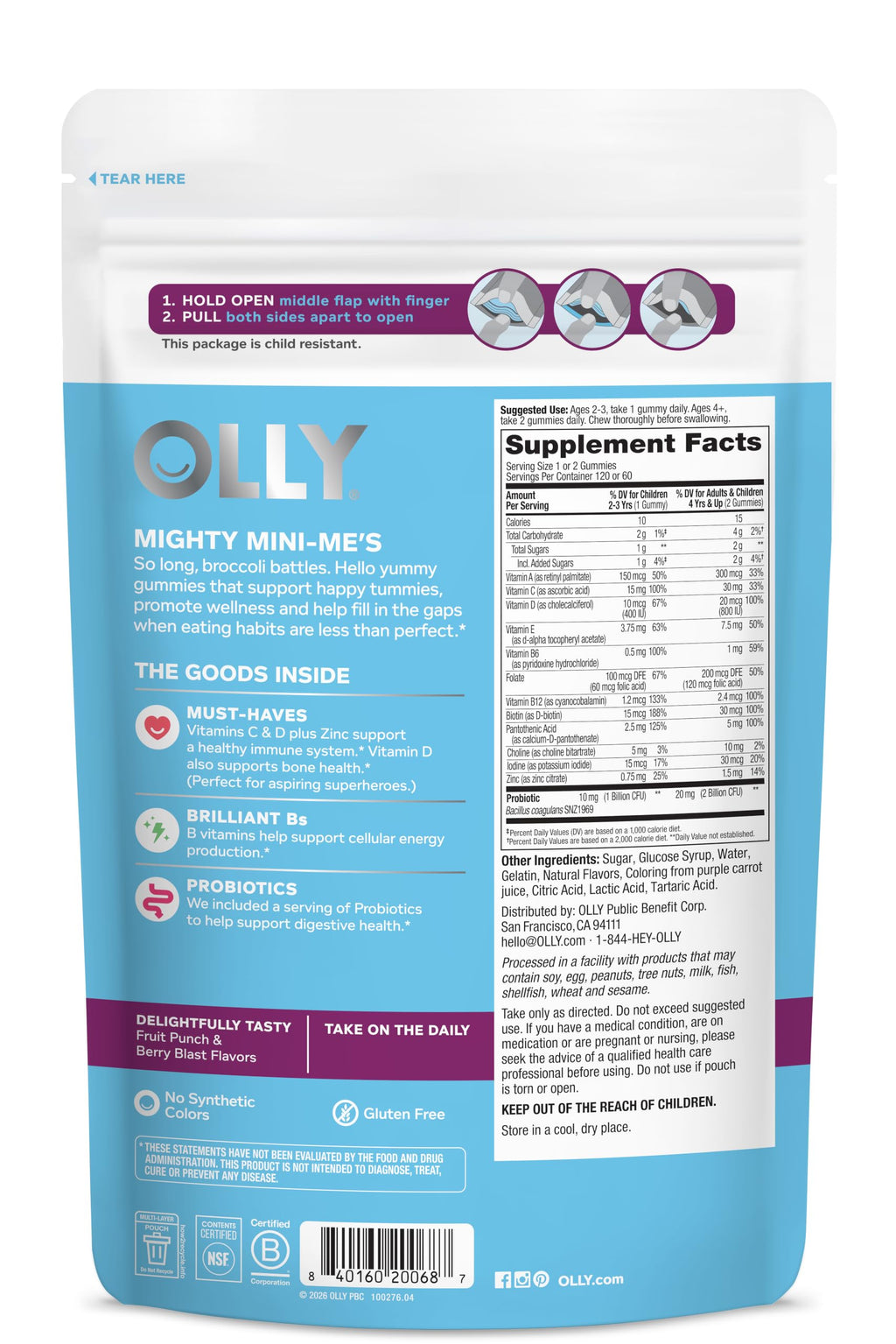 OLLY Kids Multi & Probiotic Gummy Digestive Support - 120 Count - image 7