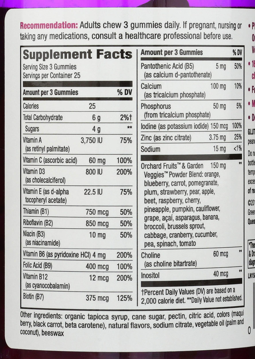 Nature's Way Alive Women's Gummy Vitamins - 75 Gummies - image 3