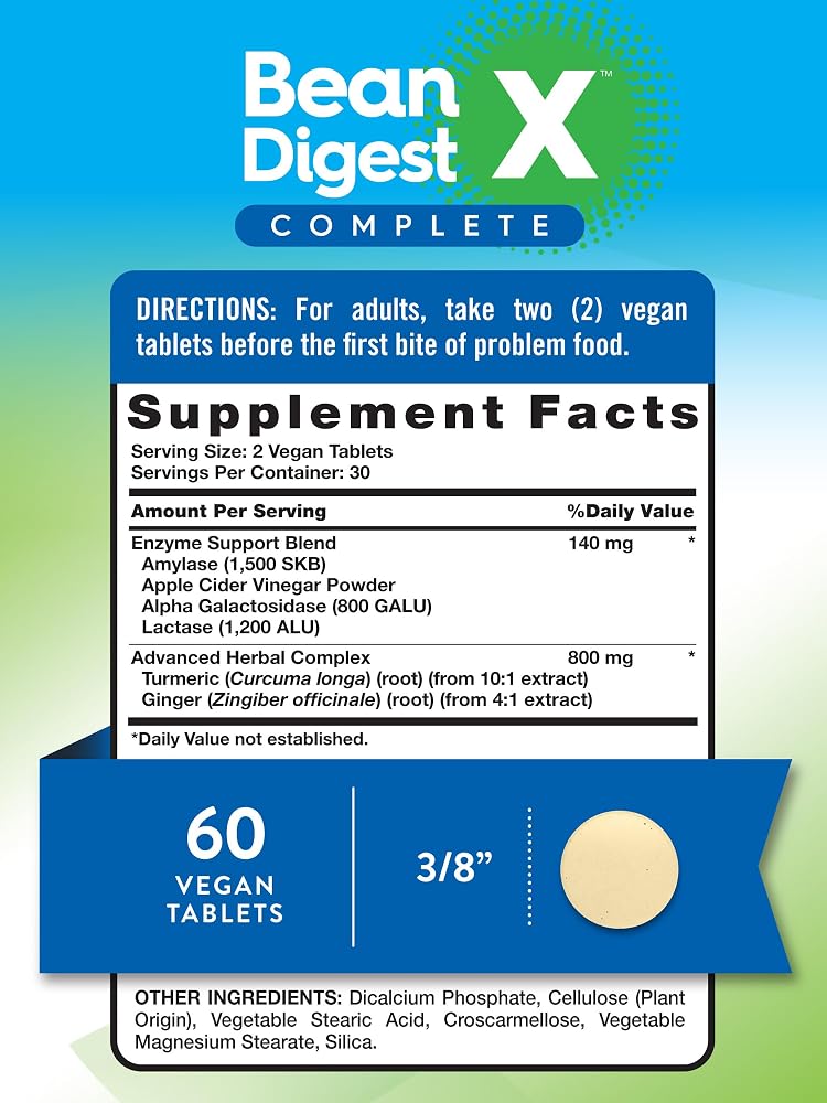 Nature's Truth Digestive Enzymes - 60 Tablets - image 2