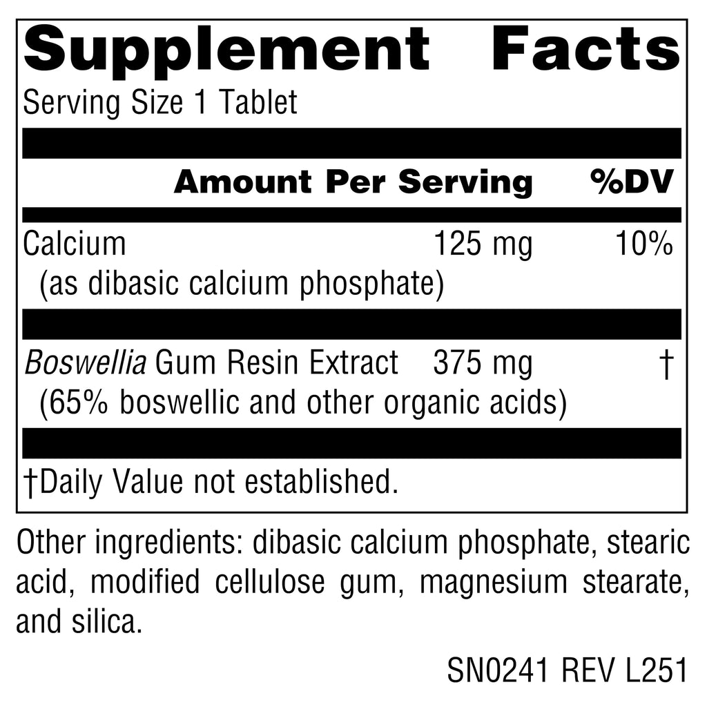 Source Naturals Boswellia Extract Supplement - 50 Tablets - image 2