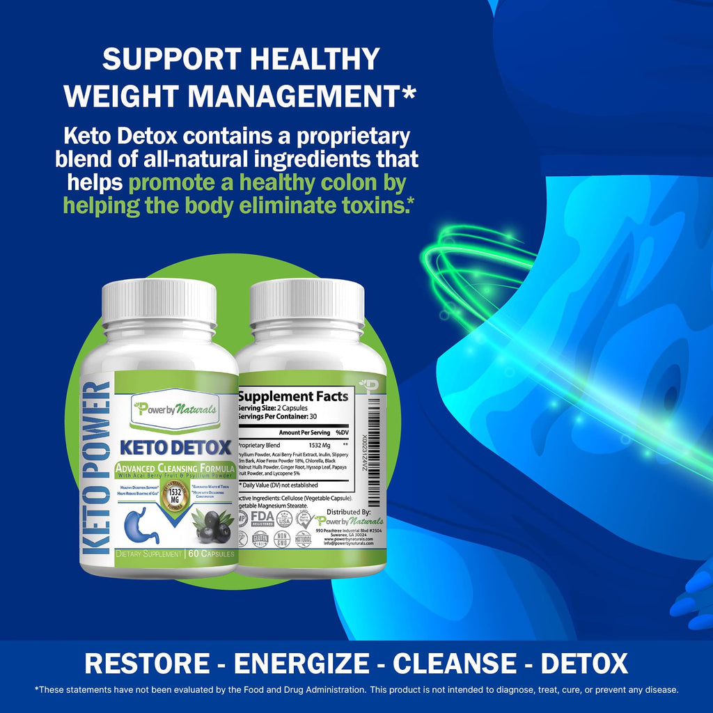 Power By Naturals Keto Support Herbal Blend - 60 Capsules - image 3