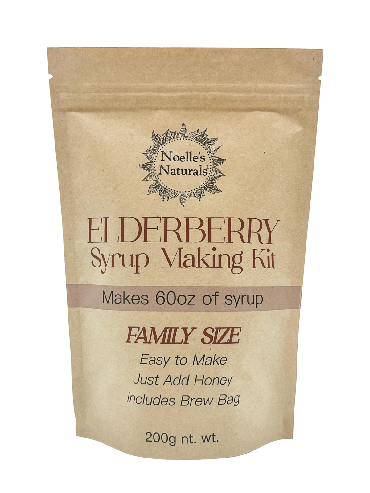 Noelle's Naturals Elderberry Syrup DIY Kit Family Size - 50oz
