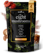 KIKI Green Mushroom Powder Extract - The 8 Mushrooms Supplement Blend