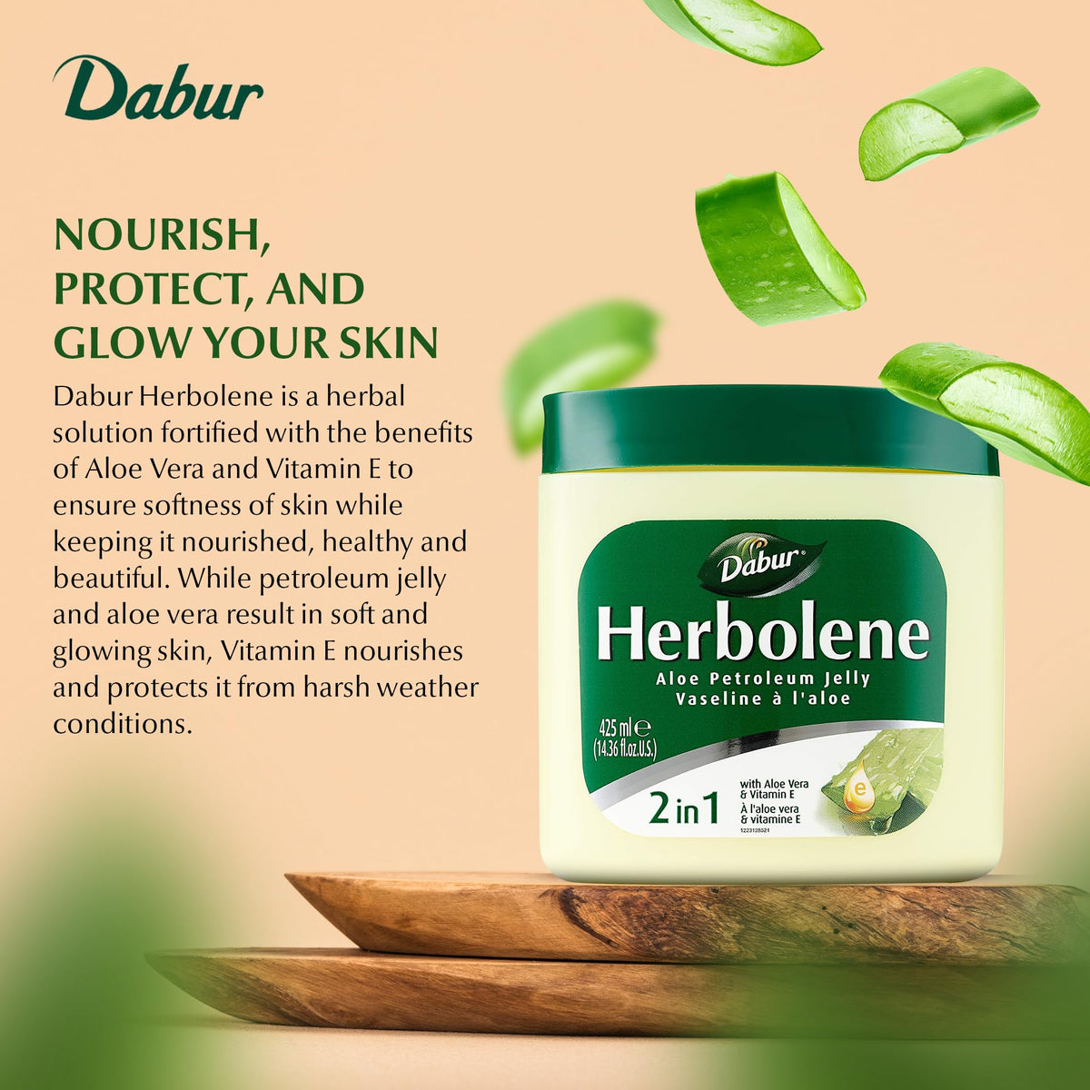 Dabur Herbolene Aloe Vera Gel Moisturizer - 2 Pack - image 2