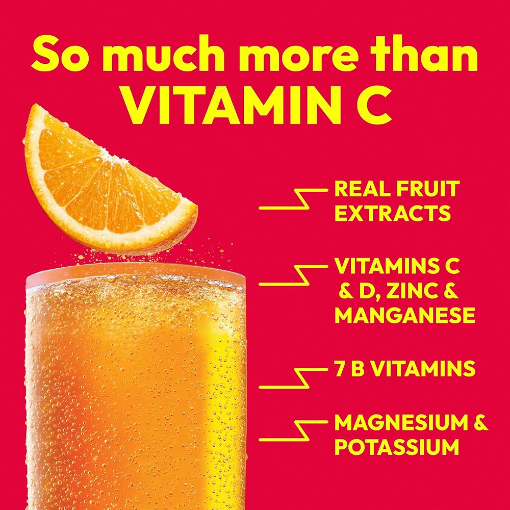 Emergen-C Vitamin C 1000mg Immune Support Powder Orange - 90 Packets - image 3