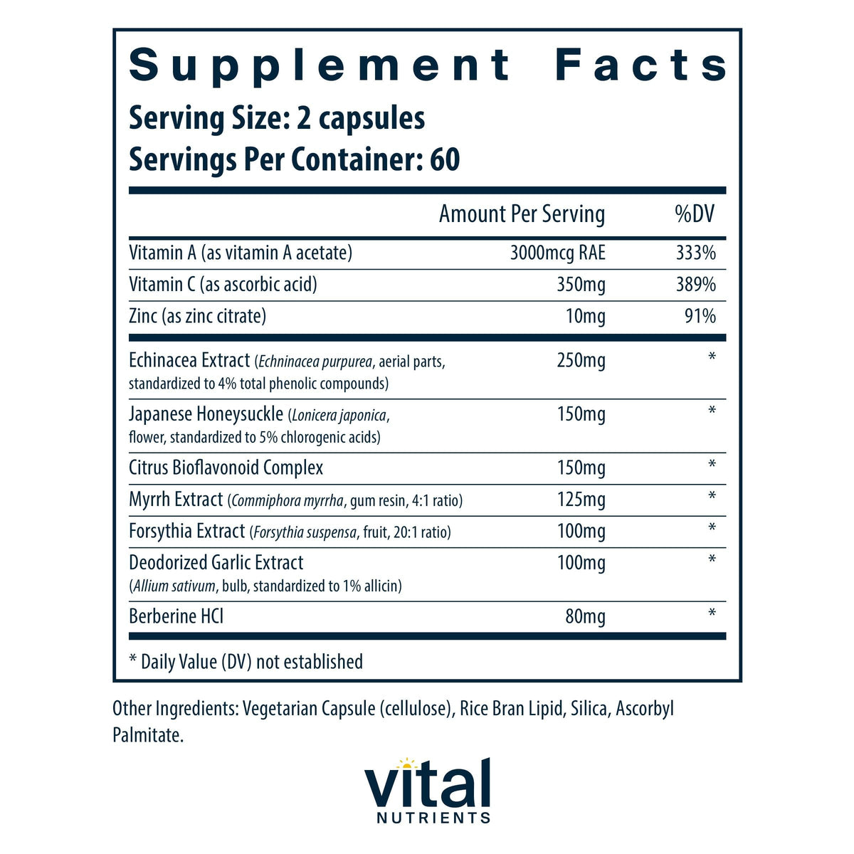 Vital Nutrients Herbal Biotic