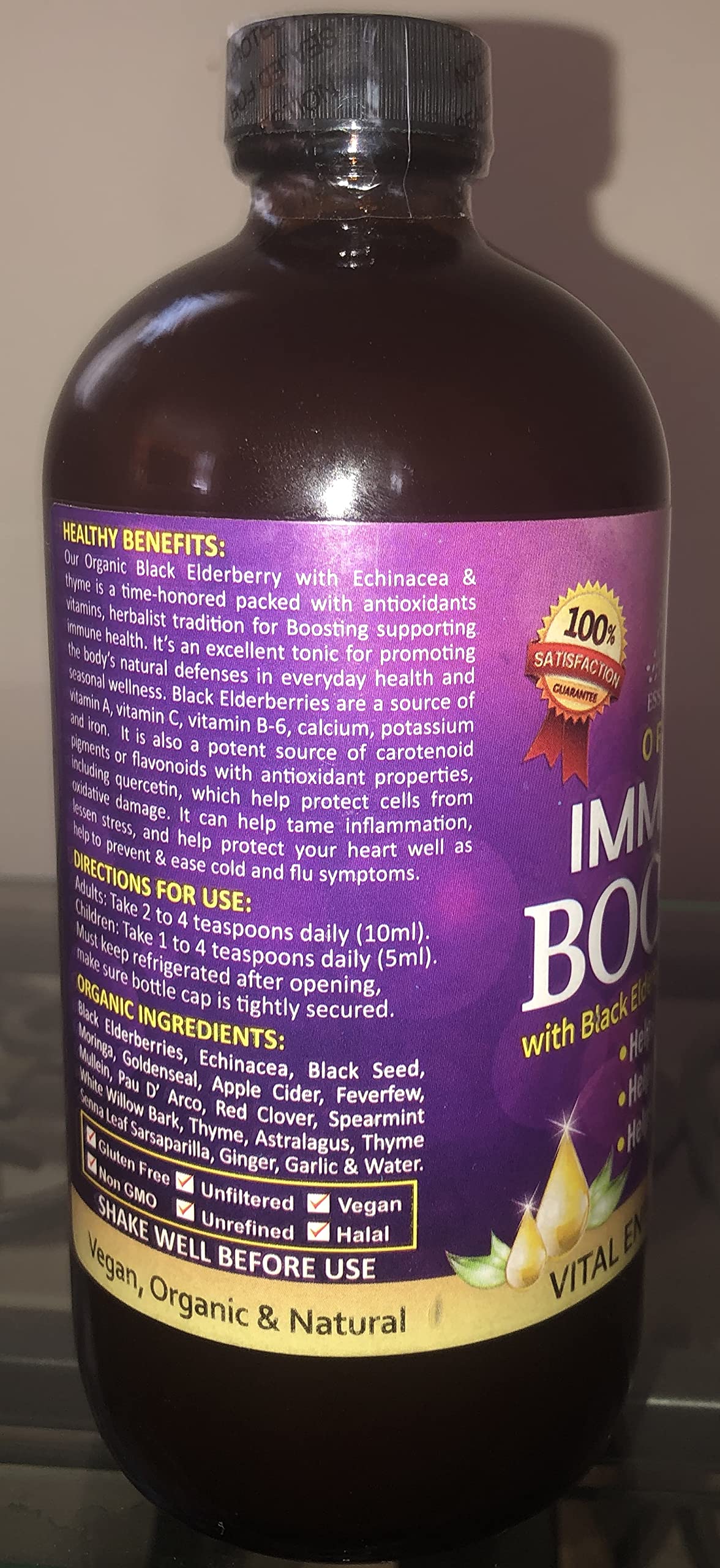Essential Palace Organic Immunity Booster - 80 Fl Oz - image 3