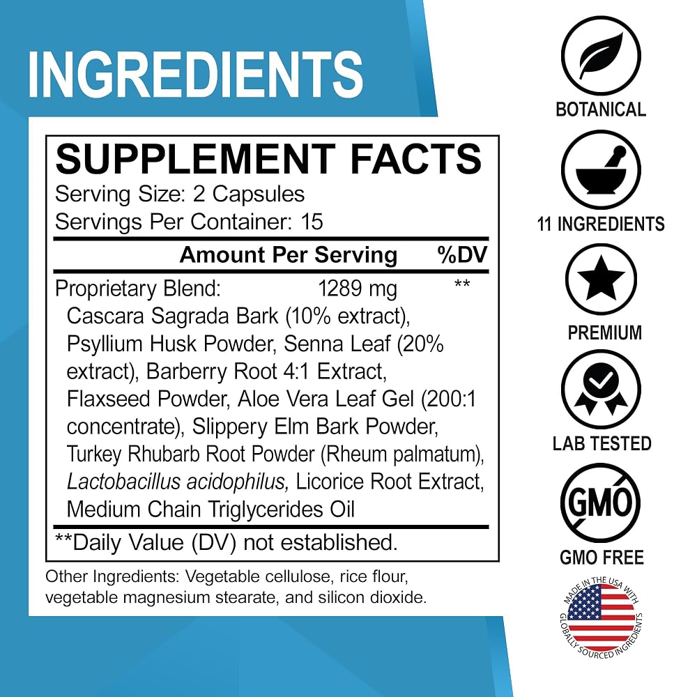 DR. BO Colon Cleanser Detox 15 Day Cleanse - 30 Capsules - image 6