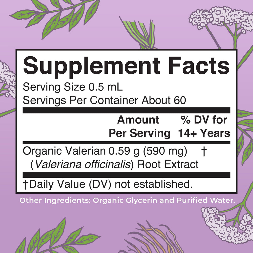 MARYRUTH'S Organic Valerian Root Liquid Drops Sleep Support - 60 Servings - image 2