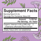 MARYRUTH'S Organic Valerian Root Liquid Drops Sleep Support - 60 Servings - image 2