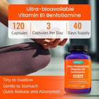 VANI Mega Benfotiamine 750mg with Vitamin B-1
