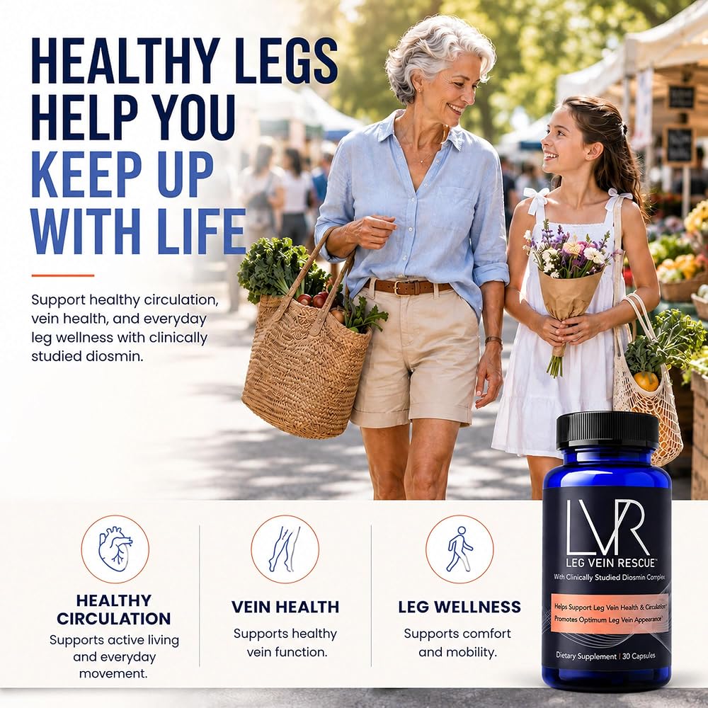 LEG VEIN RESCUE LVR Diosmin Supplement