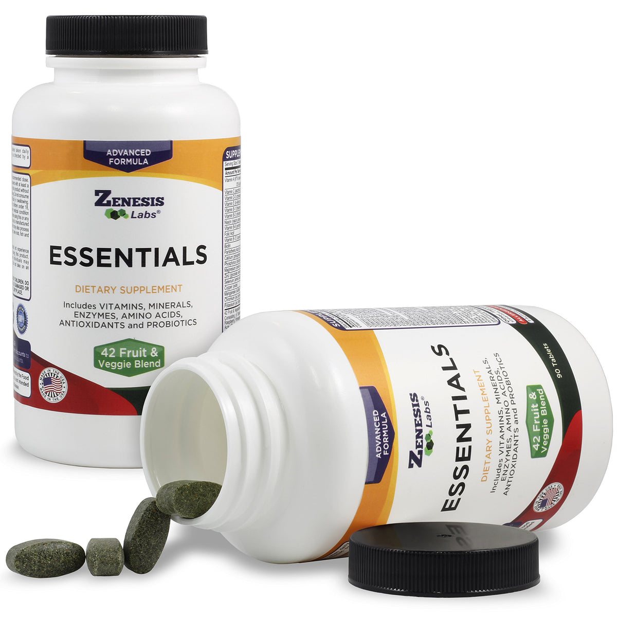 Zenesis Labs Essentials Natural Multivitamin - 90 Tablets - image 5