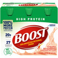 BOOST High Protein Creamy Strawberry Nutritional Drink - 6 Pack