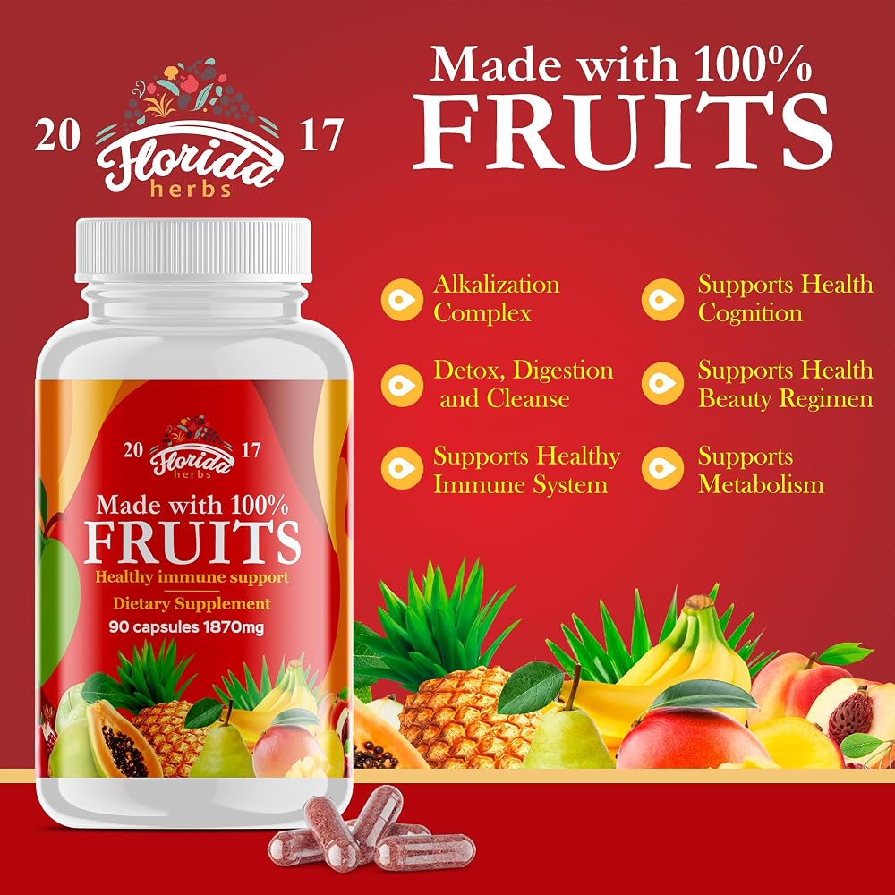 Florida Herbs Fruits and Vegetables Supplement - image 4