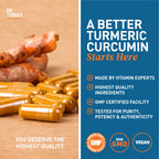 Dr. Tobias Turmeric Curcumin 1500 mg with BioPerine - 120 Capsules - image 7