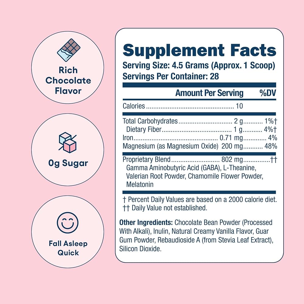 Love Sweat Fitness Sleep Support Magnesium Powder - 28 Servings - image 2