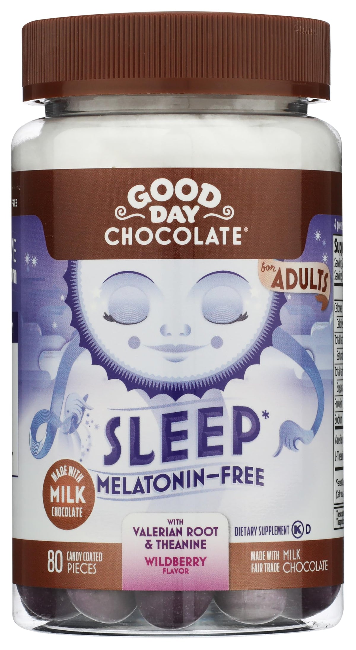 Good Day Chocolate Milk Chocolate Valerian Root Sleep - 80 Count