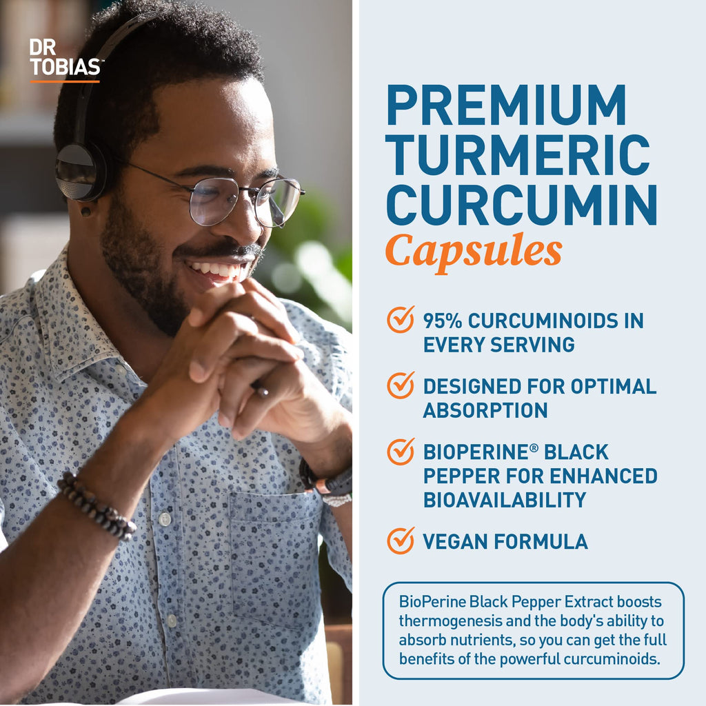 Dr. Tobias Turmeric Curcumin 1500 mg with BioPerine - 120 Capsules - image 4