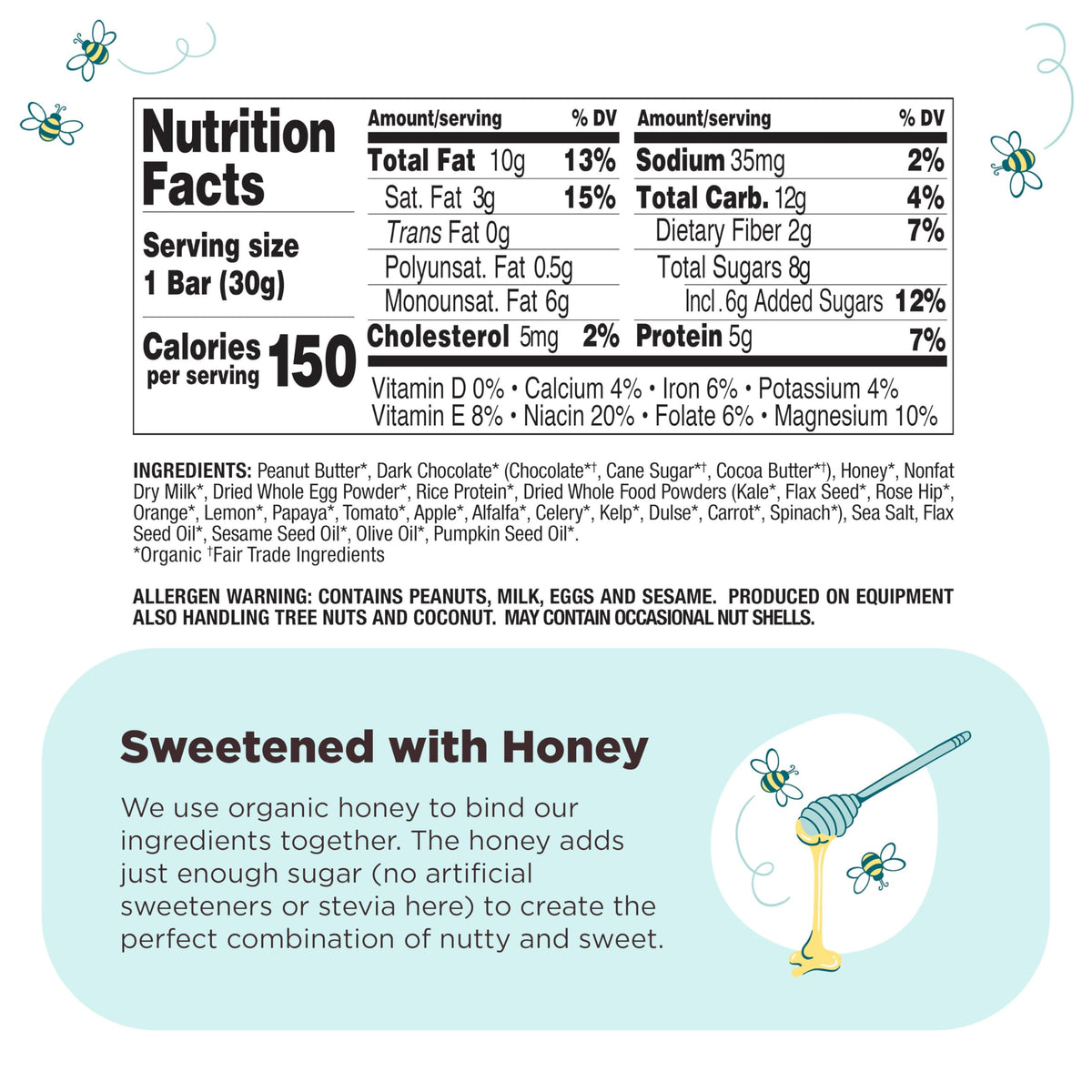 Perfect Bar Mini Gluten-Free PB&J Refrigerated Protein Bar