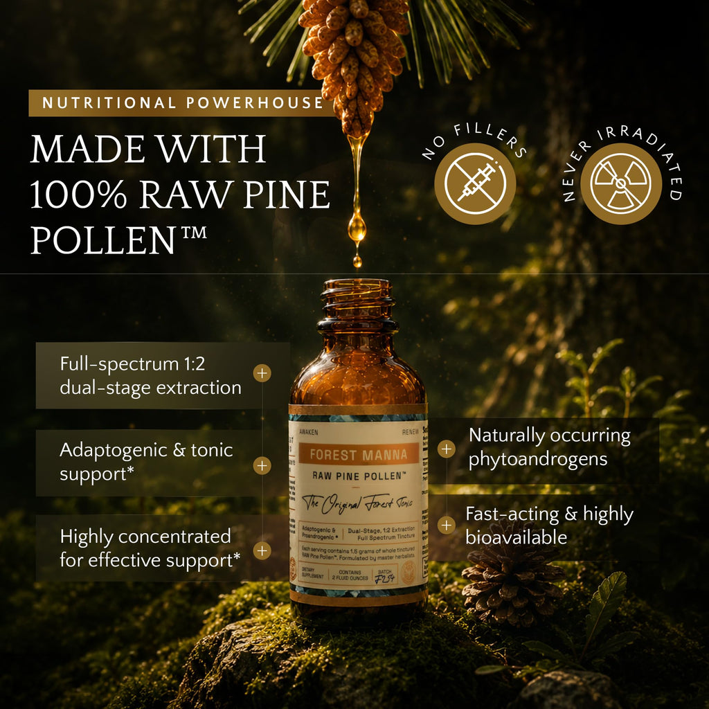 RAW Forest Foods Forest Manna Royal Pine Pollen Tincture
