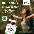Wild & Organic Lung Cleanse Capsules - Lung Support Supplement