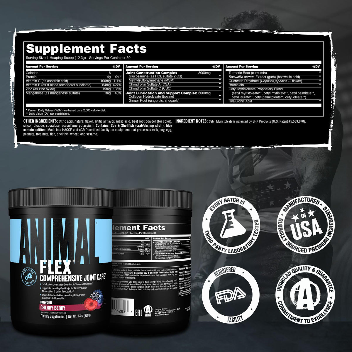 Animal Flex Joint Support Powder Cherry - 30 Servings - image 7