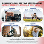 Ultra Herbs Creatine 1500 mg with Ginseng & Ashwagandha - 180 Capsules - image 4