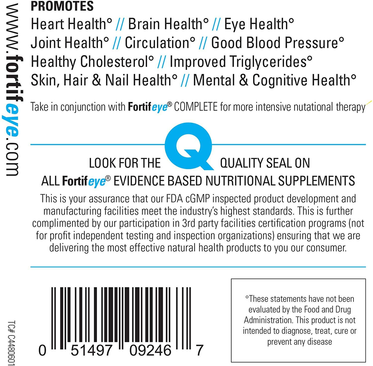 Fortifeye Vitamins Super Max Omega-3 Fish Oil 2400 mg - High Potency