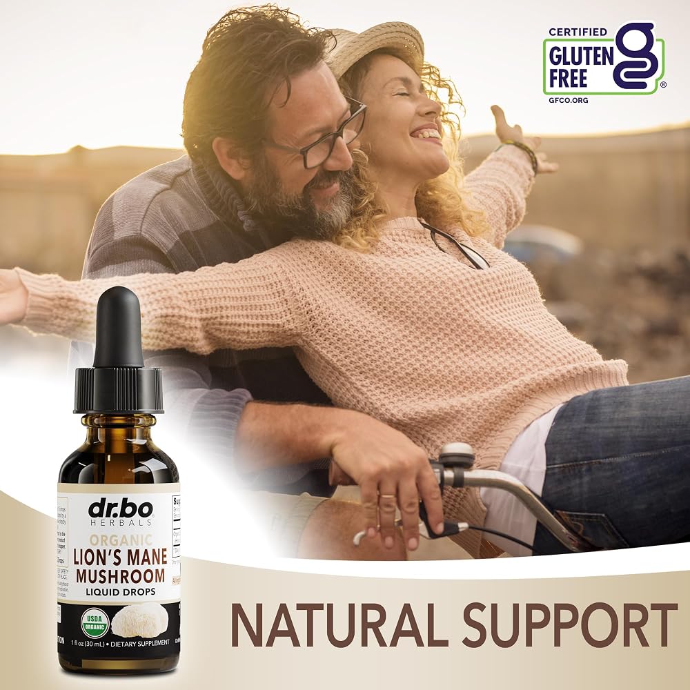 DR. BO Lion's Mane Mushroom Liquid Drops for Focus - 1 Fl Oz - image 5