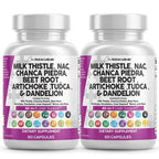 Clean Nutraceuticals Liver Defend Milk Thistle NAC Supplement - 120 Capsules