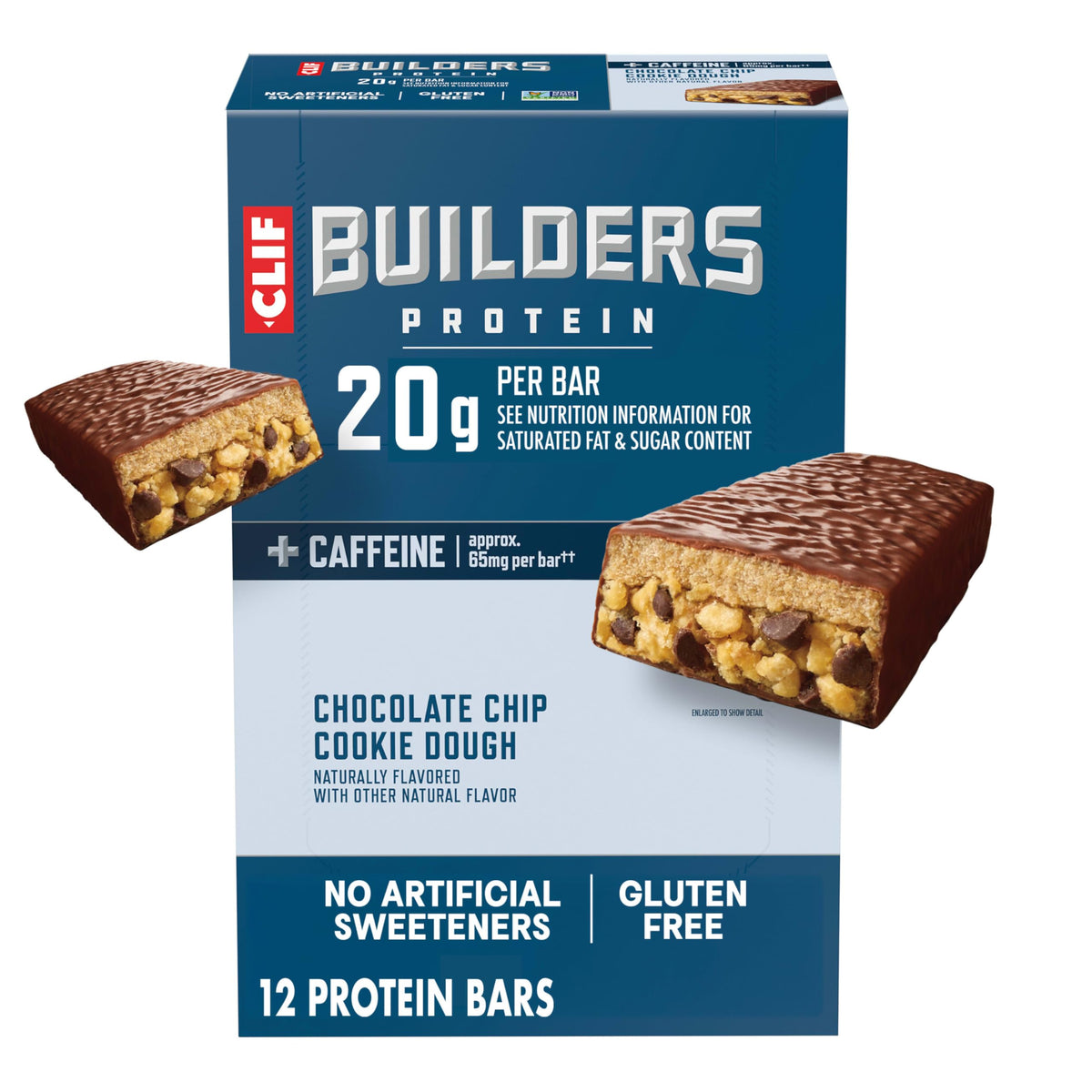 CLIF BUILDERS Protein Bars, Chocolatey Peanut Butter, Gluten Free