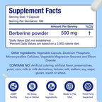 NasaBeahava Berberine 500mg Supplement - 180 Capsules - image 4