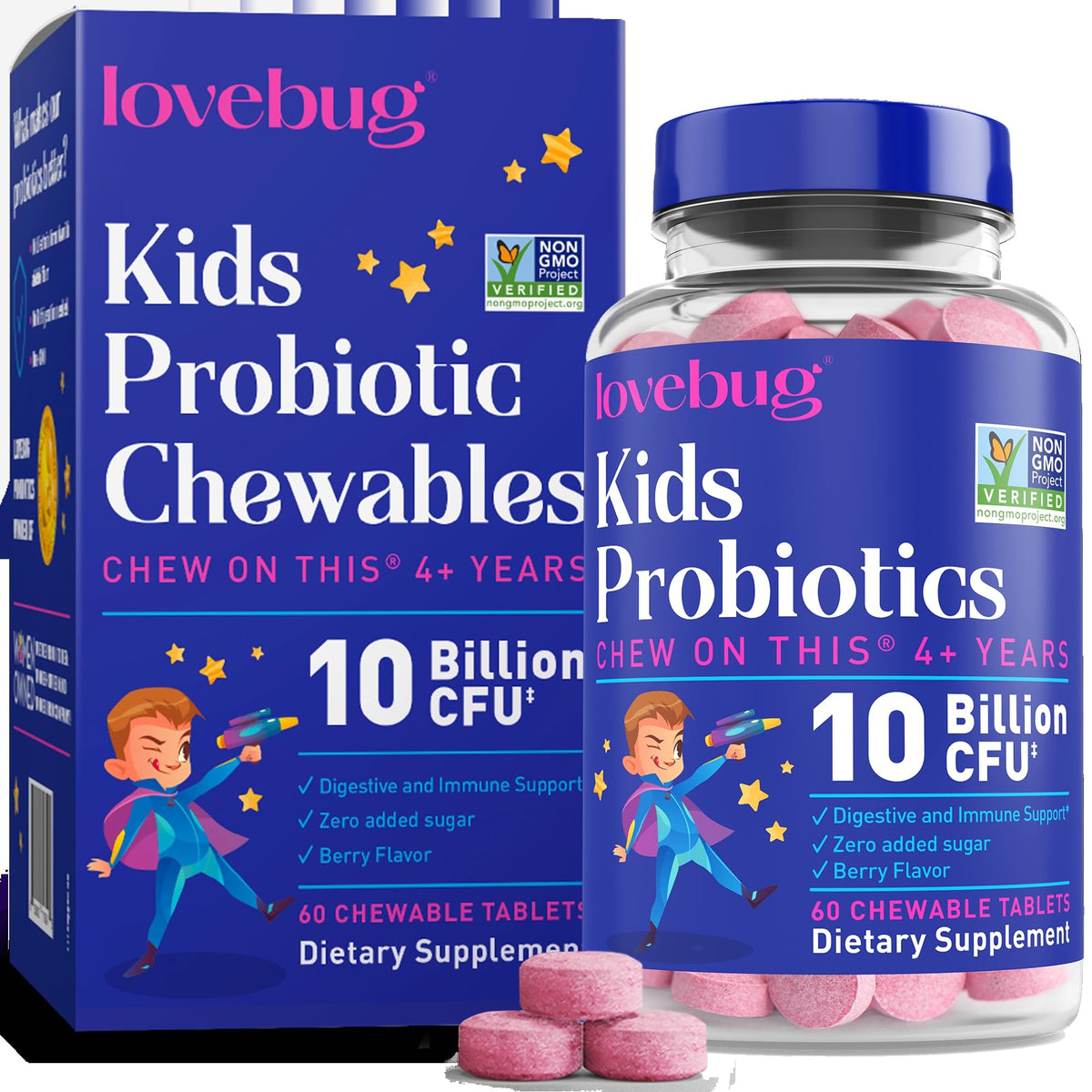 LOVEBUG Kids Probiotic Chewables