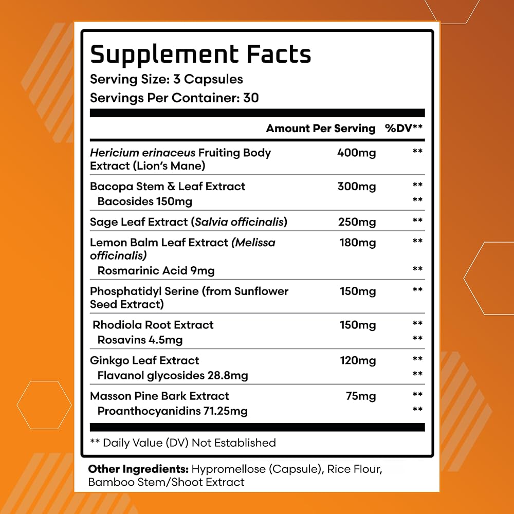 Ben's Natural Health Mind & Memory Supplement