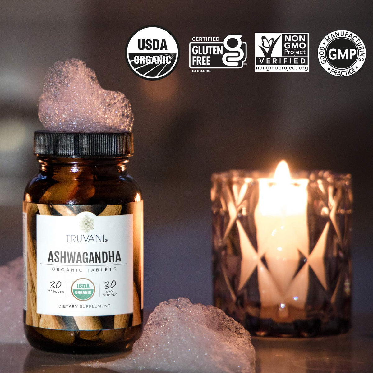 Truvani Organic Ashwagandha - 30 Tablets - image 7