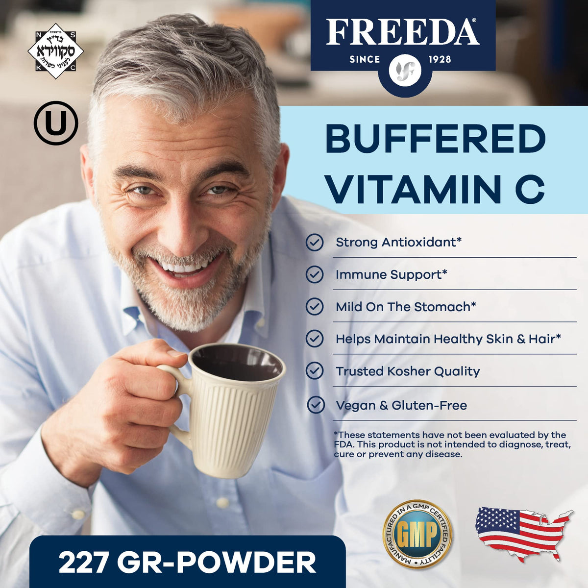 FREEDA Buffered Vitamin C Powder - 8 oz - image 4