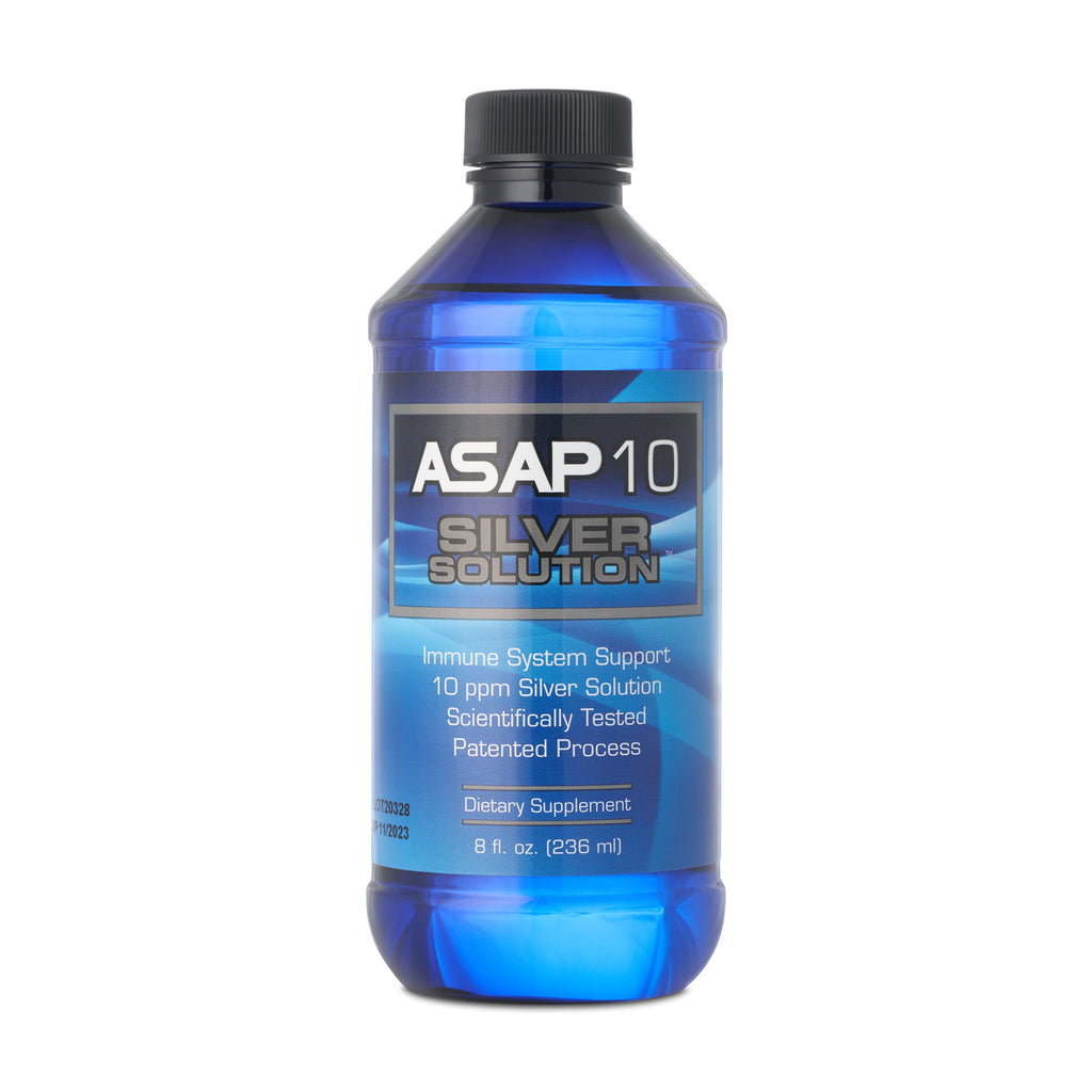 American Biotech Labs ASAP 10 Silver Solution Immune Support - 8 fl oz