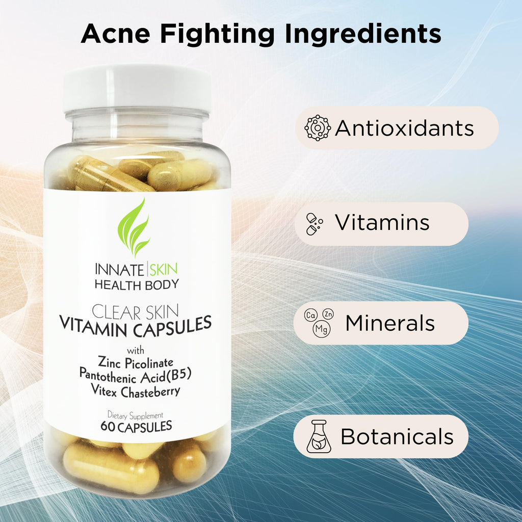 Innate Skin Clear Skin Acne Vitamins - 60 Capsules - image 2
