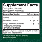 Host Defense Chaga Capsules Immune Support - 120 Capsules - image 2